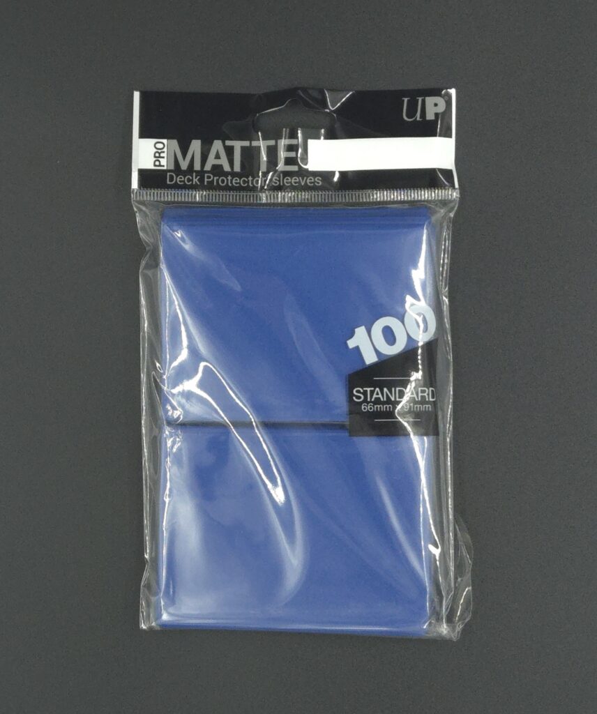 Ultra Pro Non-Glare Pro-Matte Blue Deck Protectors - 100 ct