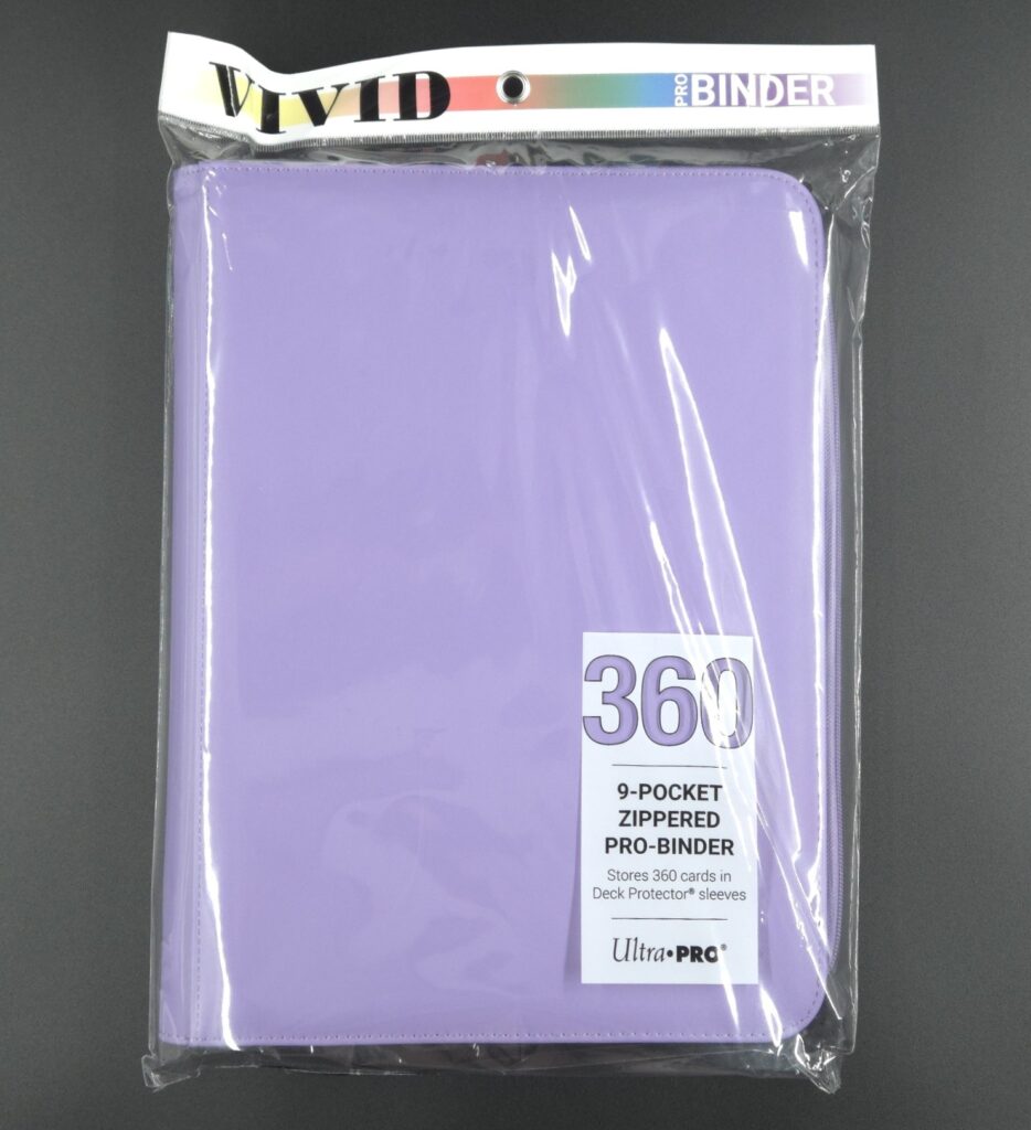 Ultra PRO - Vivid 9-Pocket Zippered PRO-Binder: (Purple)