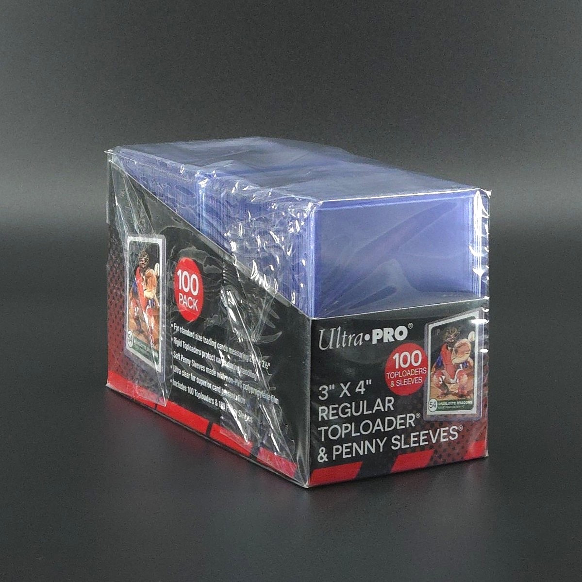 Ultra PRO Toploader - 3x4 with Sleeves (100 per pack)