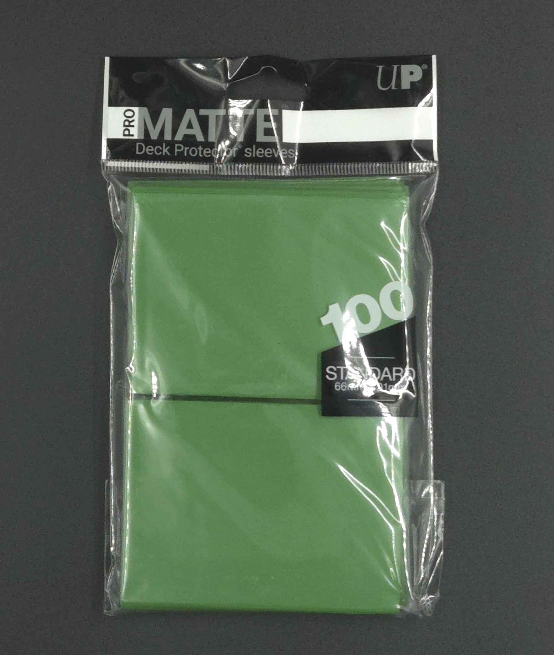 Ultra Pro Non-Glare Pro-Matte Green Deck Protectors - 100 ct