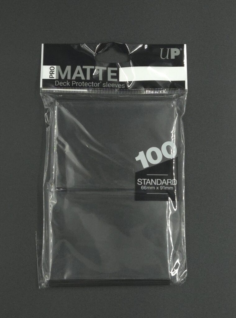 Ultra Pro Non-Glare Pro-Matte Black Deck Protectors - 100 ct
