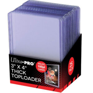Ultra PRO Toploader - 3x4 Thick 100pt (25 per pack)