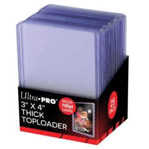 Ultra PRO Toploader - 3x4 Thick 100pt (25 per pack)