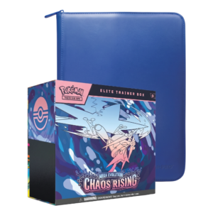 Pokémon TCG: Mega Evolution-Chaos Rising Elite Trainer Box and 9-Pocket Binder Bundle