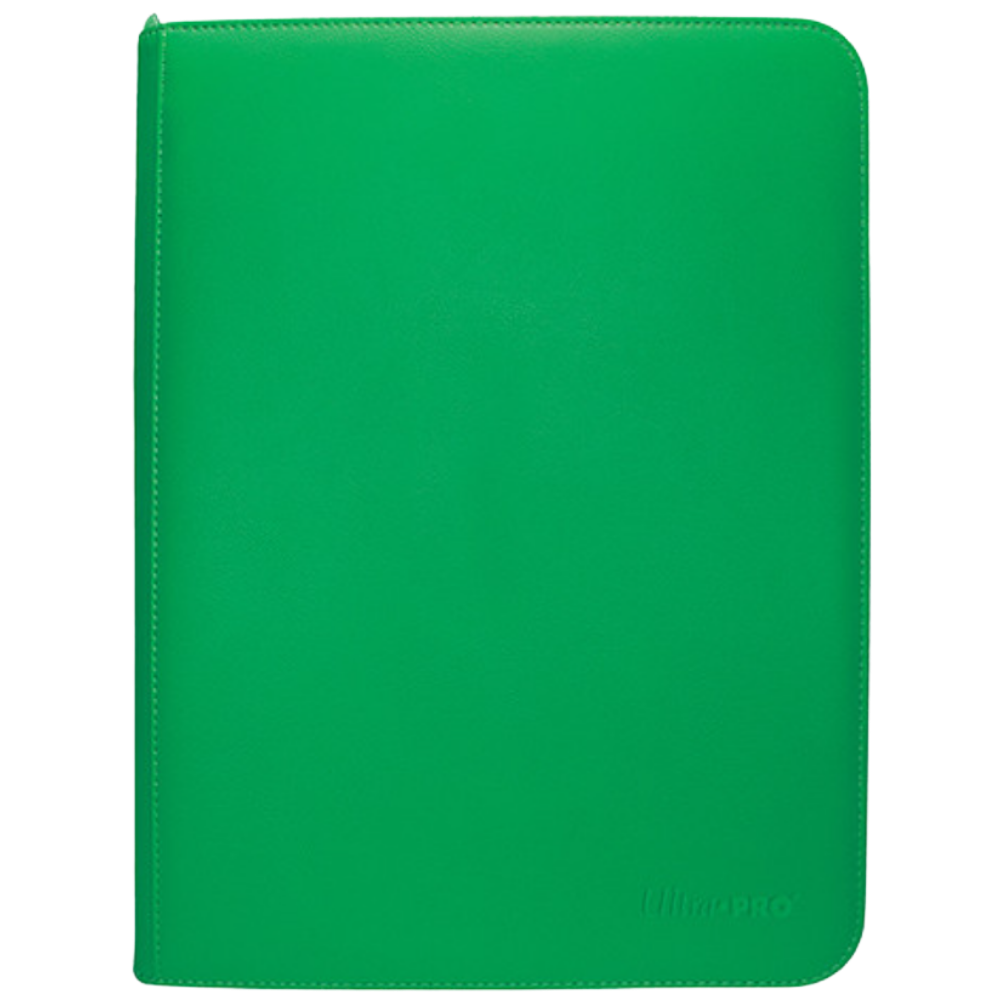 Ultra PRO - Vivid 9-Pocket Zippered PRO-Binder: (Green)