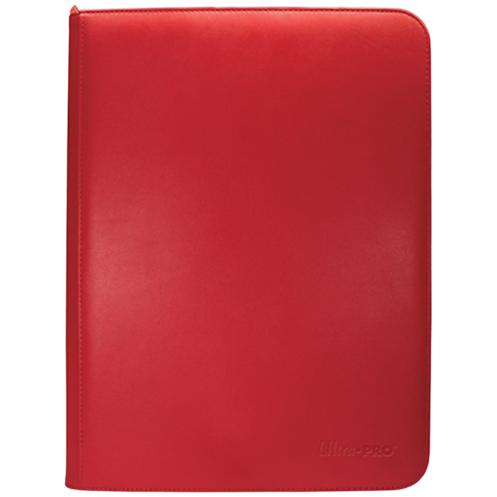 Ultra PRO - Vivid 9-Pocket Zippered PRO-Binder: (Red)